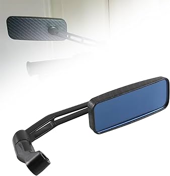 Amazon | Sporacingrts バイクミラー サイドミラー ブルーミラー 360